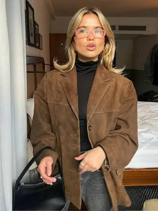Clary - Elegant & Oversized Trench Coat for Women