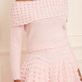 Embellished Bardot Jumper