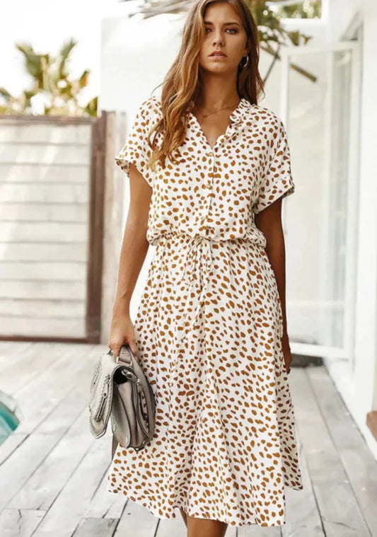Claury - Elegant & Comfortable Summer Maxi Dress for Women