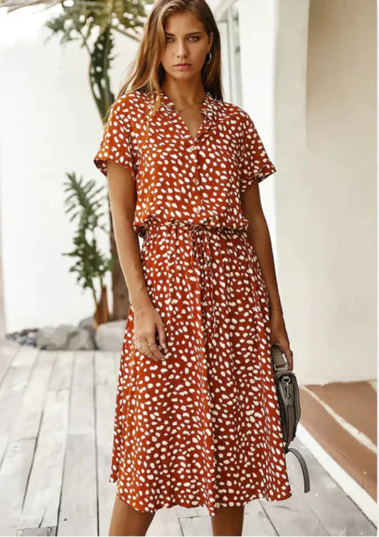 Claury - Elegant & Comfortable Summer Maxi Dress for Women